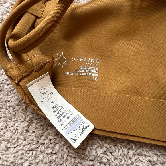 Aerie, steapy sport bra, size large - Picture 7 of 9